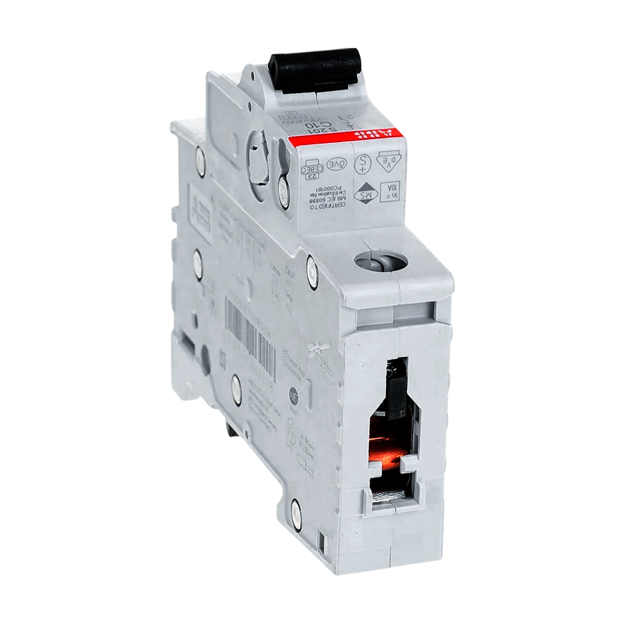 Автоматический выключатель S201 C16, 1-полюсный, 16А, 6kA (хар-ка C) ABB, 2CDS251001R0164